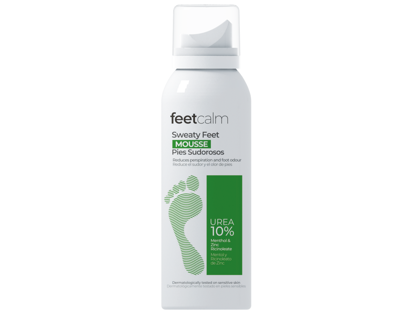 Feetcalm Sweaty Feet Mousse 10% Urea. pack of 2