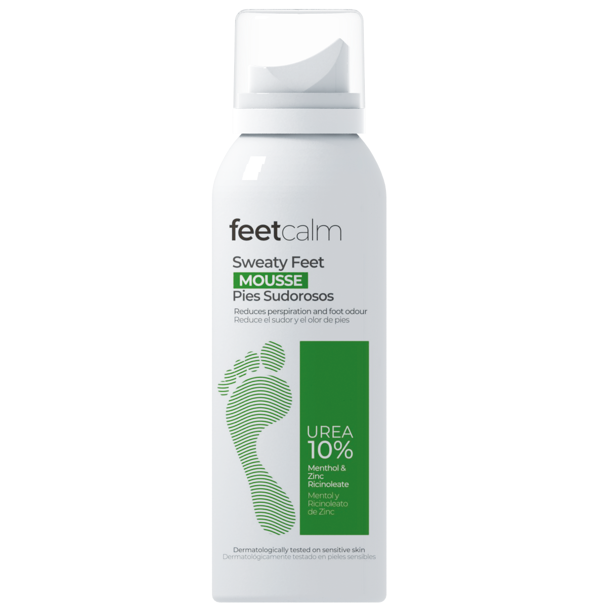 Feetcalm Sweaty Feet Mousse 10% Urea.