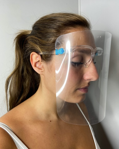 Visor/Shield with Glasses.......