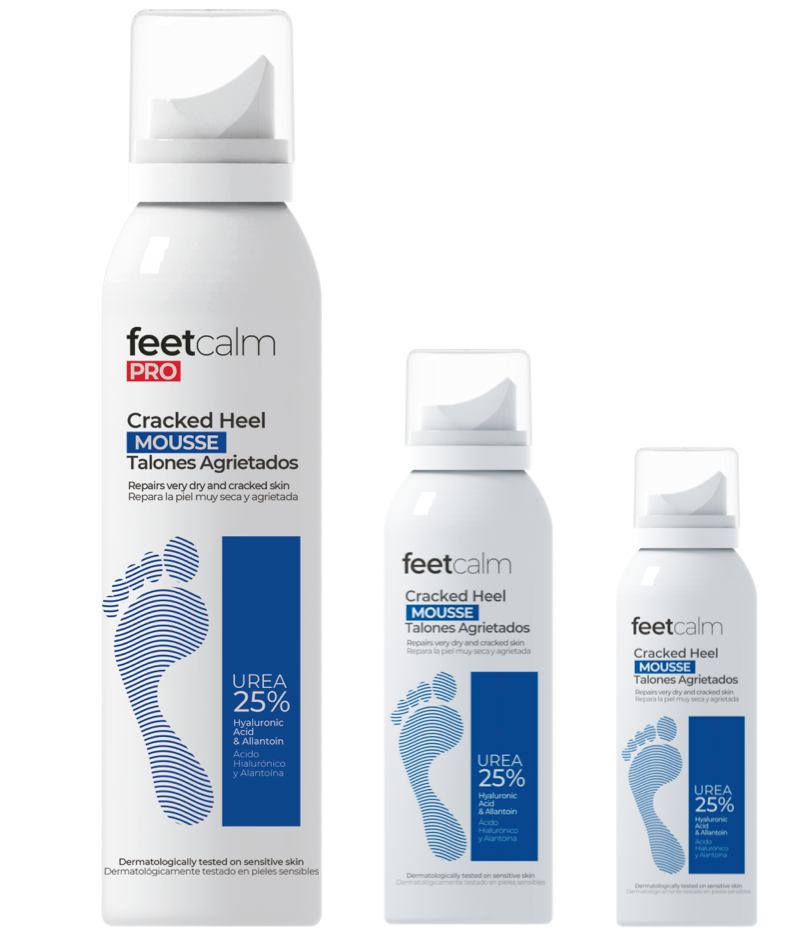 Feetcalm Cracked Heel Mousse  25% Urea.