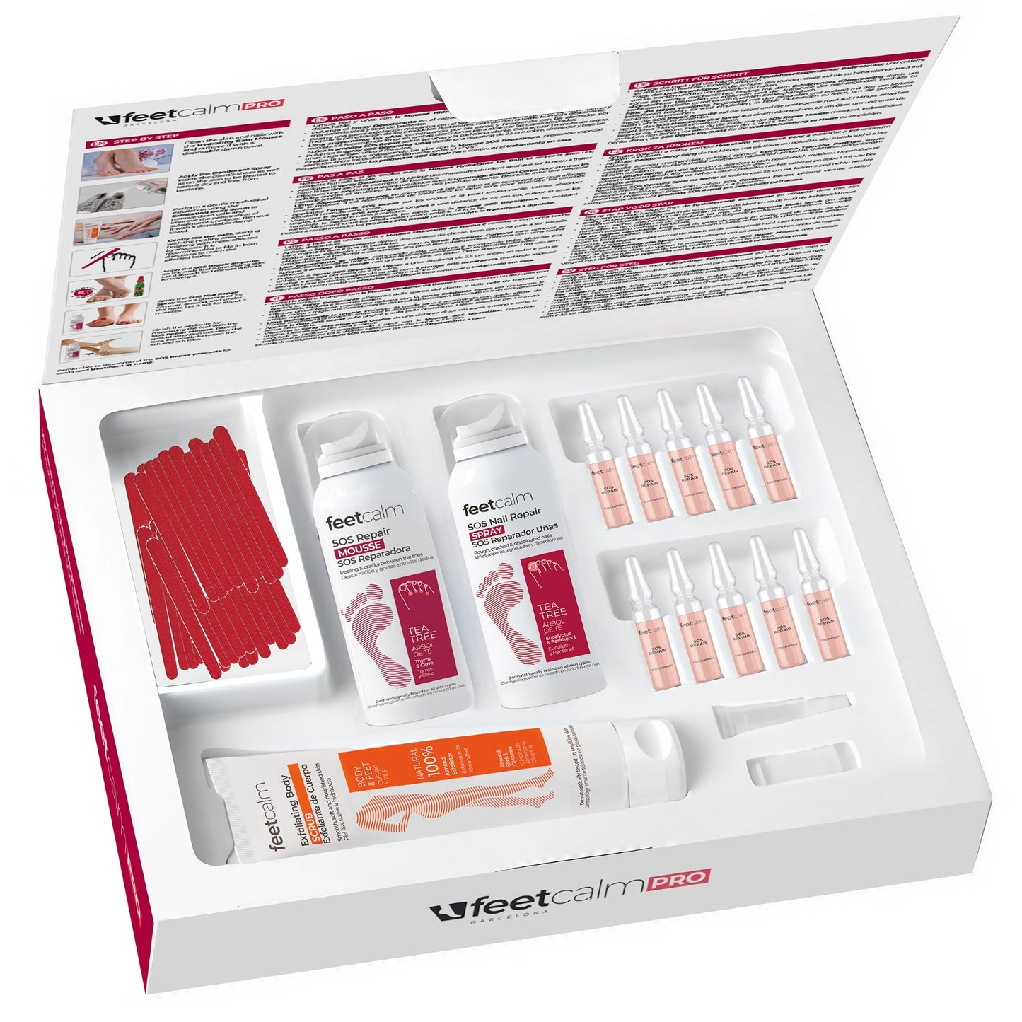 Feetcalm SOS Professional Start up box with 40 ampoules and 2 FREE products