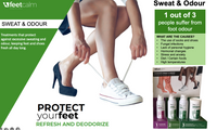 Feetcalm Starter Display Kit for Sweaty Feet