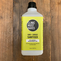 Organic Hand and Surface Refillable Sanitiser Trade Only  ex vat